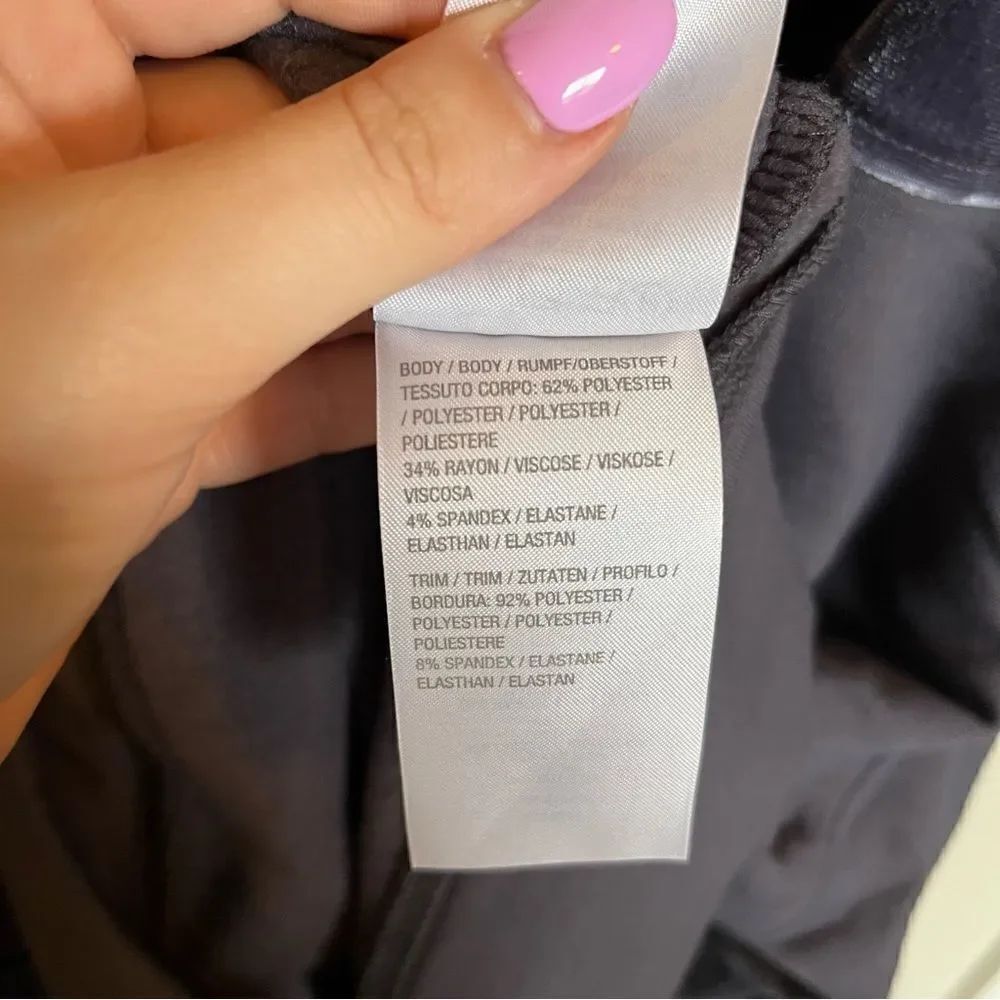 NWOT All Worthy Hunter McGrady Mixed Media Velvet Hoodie - Picture 11 of 13